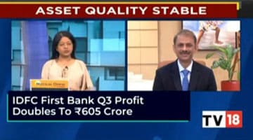 V Vaidyanathan, MD & CEO, IDFC FIRST Bank speaks to CNBC TV18 on Q3 FY23 results