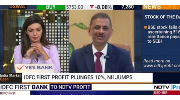 Mr V Vaidyanathan spoke to NDTV Profit on the factors driving deposits for the bank
