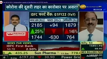 IDFC FIRST Bank Brand Television CommercialV Vaidyanathan at BSE, Mumbai