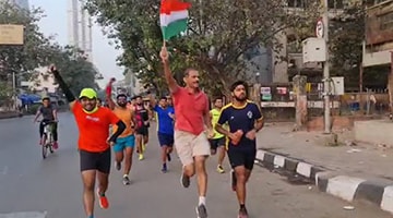 An inspired Republic Day Run! Jai Hind! Vande Mataram! V Vaidyanathan IDFC First Bank.