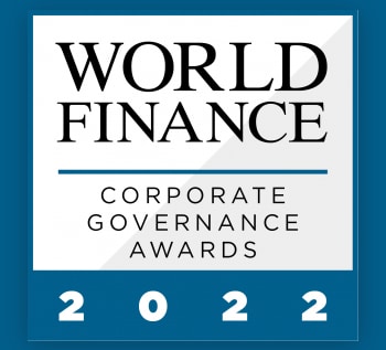 World Finance “Best Corporate Governance Award” in 2022