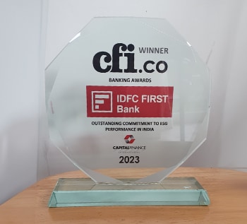 CFI Award for “Outstanding Commitment in ESG Performance (India)” in 2023