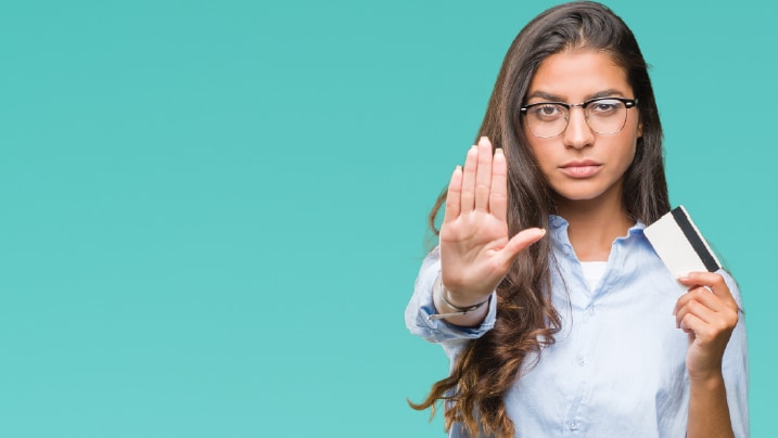 Credit card over limit facility