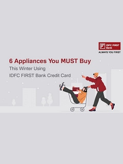 Winter shopping with IDFC credit card