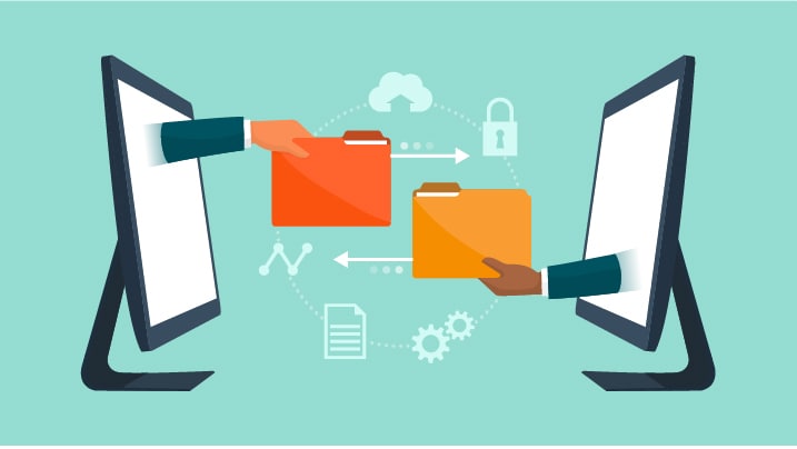 data transfer tools concept