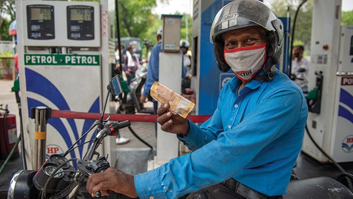 petrol rate in India