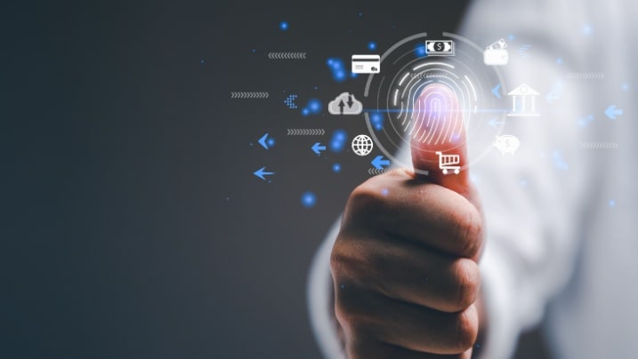 AEPS (Aadhaar-Enabled Payment System) enables secure digital banking using biometric authentication.