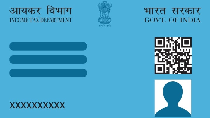 Sample Indian PAN card highlighting the PAN number section for identification.