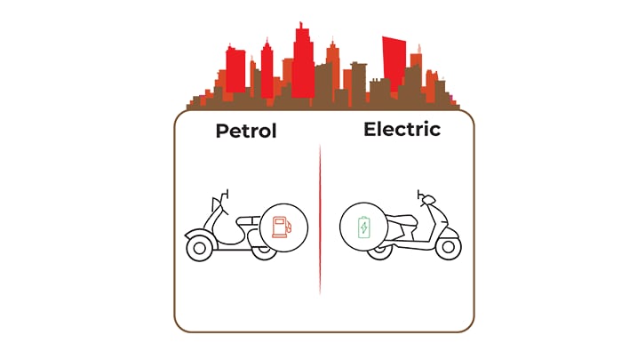 electric scooter vs petrol scooter comparison