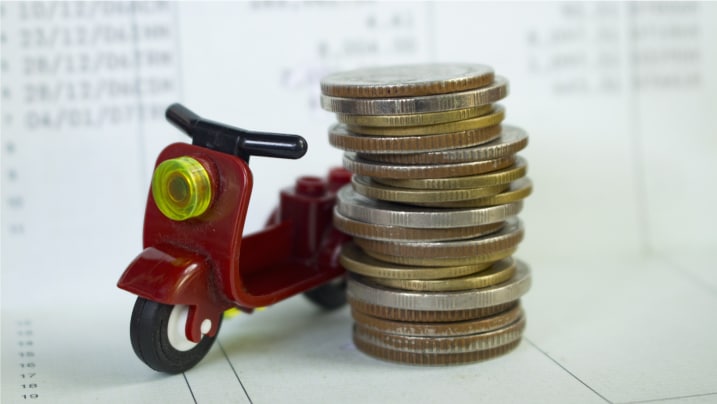 zero down payment two wheeler loan