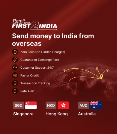 RemitFIRST2INDIA: Send money to India from Overseas