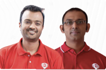 Portrait of Bhavit Sheth and Harsh Jain, founders of Dream11