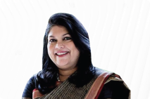 Portrait of Falguni Nayar, founder of Nykaa