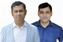Portrait of Harshil Mathur and Shashank Kumar, founders of Razorpay