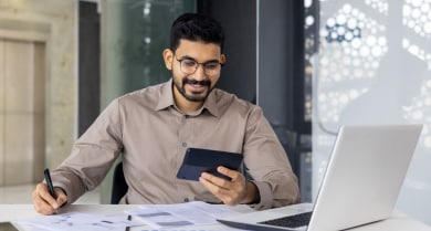 Desktop view of income tax page