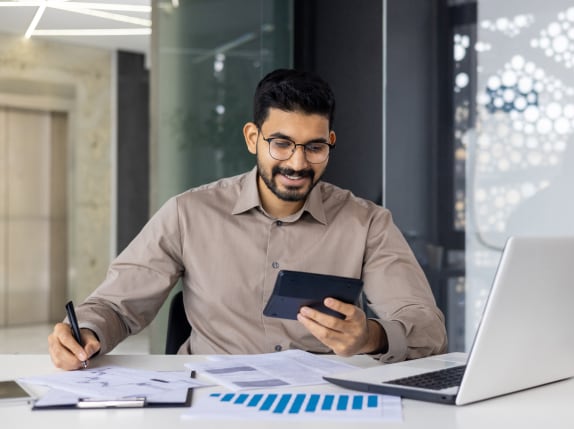 Desktop view of income tax page