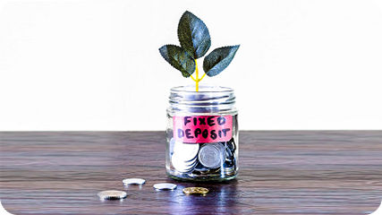 Illustration showing factors for selecting a fixed deposit scheme