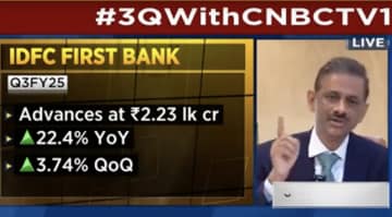 Mr V Vaidyanathan spoke to CNBC TV18 on IDFC FIRST Bank's Q3FY25 results