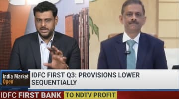 Mr V Vaidyanathan discussed  IDFC FIRST Bank's Q3FY25 results with NDTV Profit