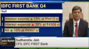 Mr. Sudhanshu Jain, Chief Financial Officer, spoke on IDFC FIRST Bank's Q4FY25 results with NDTV Profit