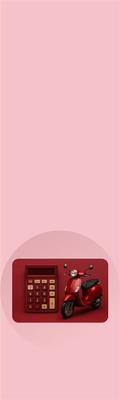 Card banner background for two wheeler loan emi calculator