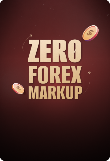 0 Forex Markup on global spends