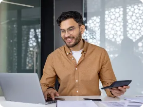 Desktop view of salary calculator interface