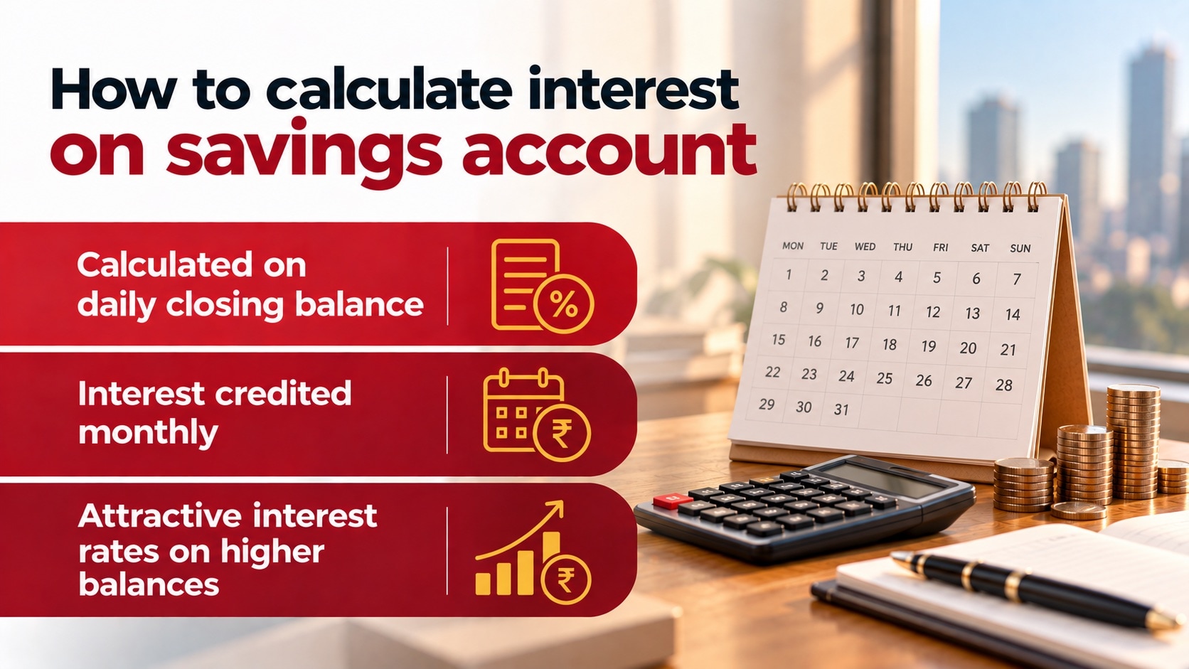How to calculate interest on Savings Account 