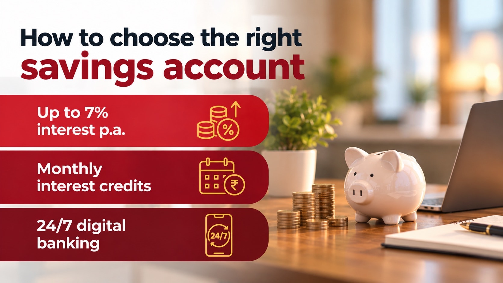 How to choose the right Savings Account 