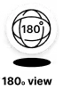 180-degree view icon
