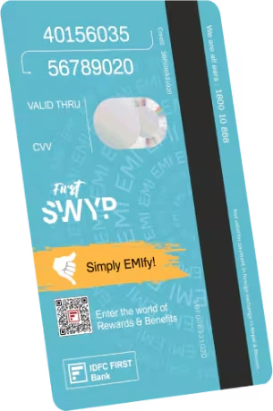 Back view of a credit card sneak peek