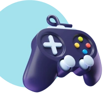 Image of a video game console