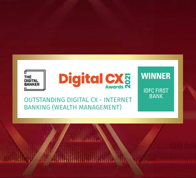 IDFC FIRST Bank wins big at the Digital CX Awards 2022 (Outstanding Digital CX – Internet Banking)