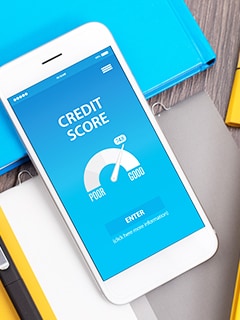 Graphic explaining how to check your CIBIL score